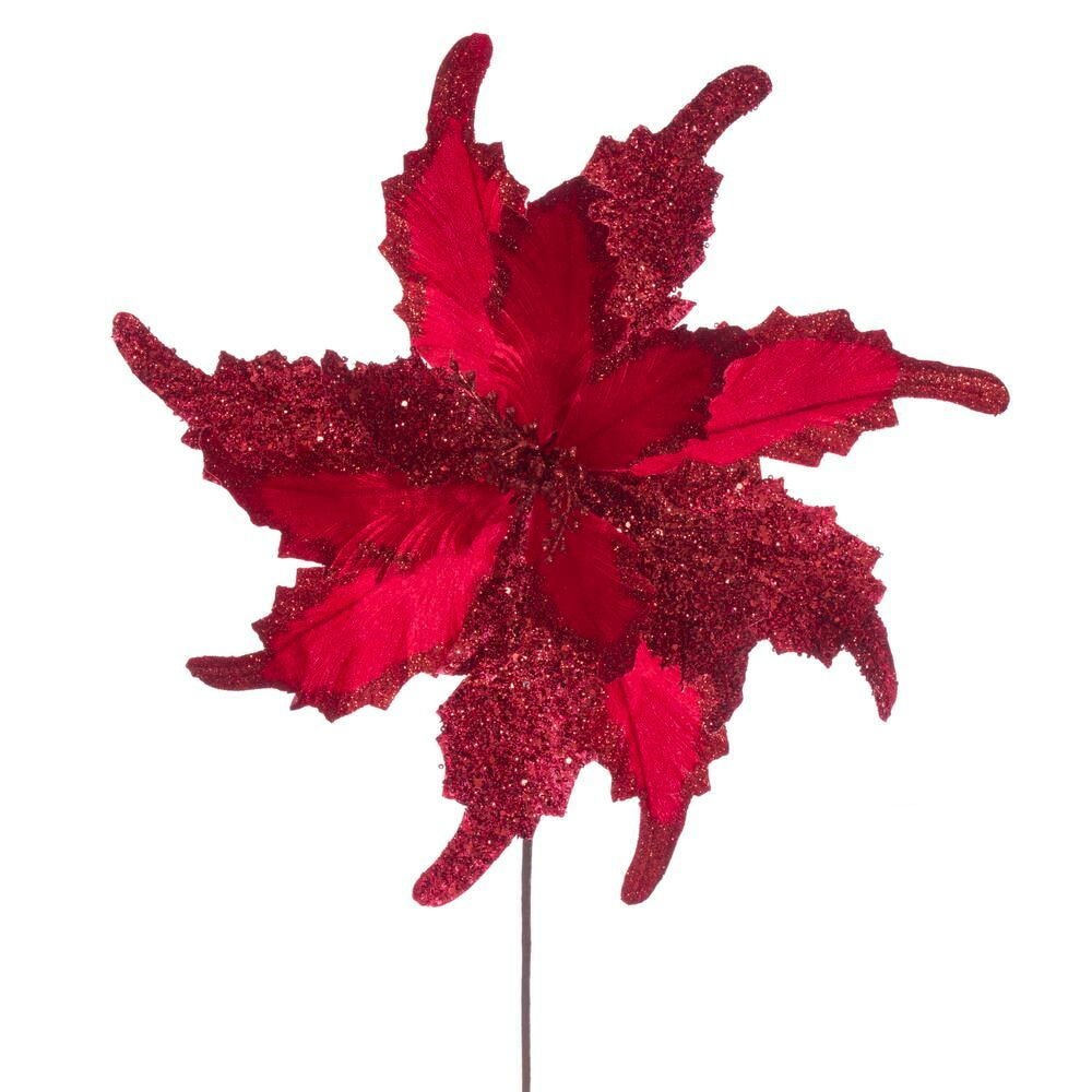 20" Grand Velvet 110" Flower - Set of 2 - Red — view 1