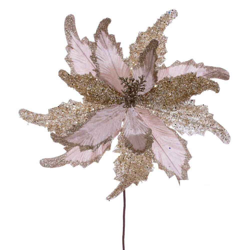 20" Grand Velvet 110" Flower - Set of 2 - Champagne — view 1