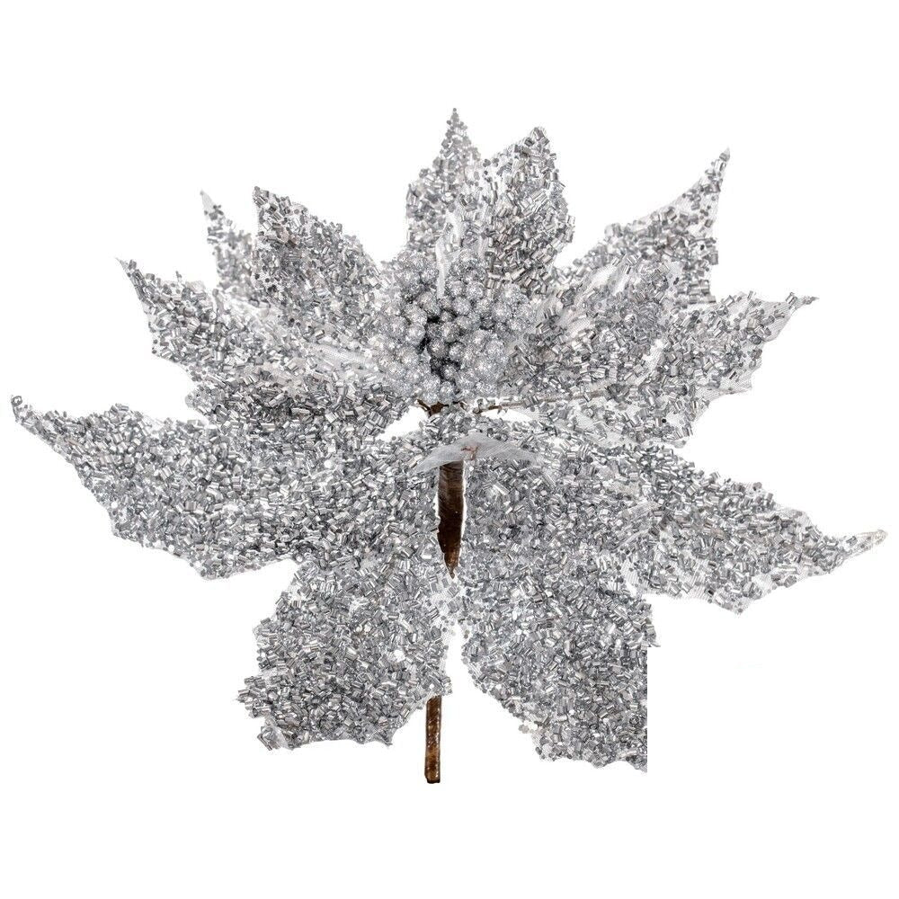 14" Glitter Berry Pick UV Treated - Silver — view 1