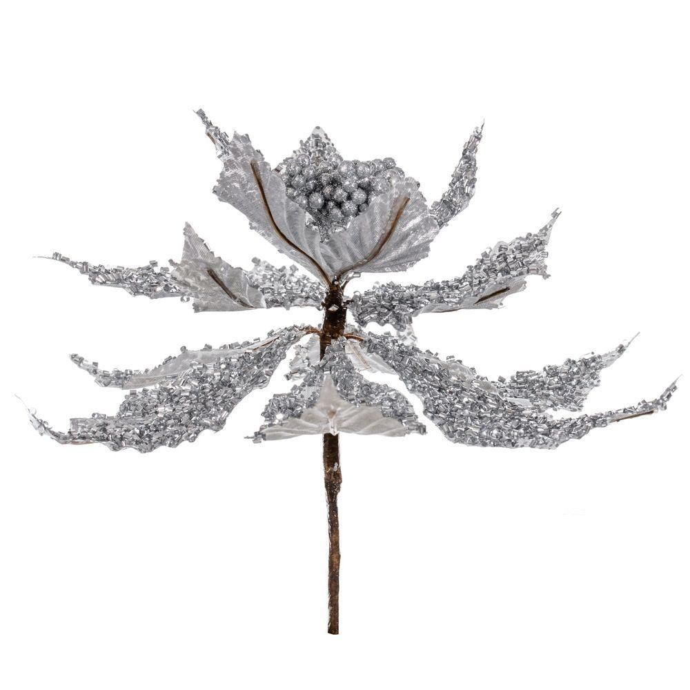 14" Glitter Berry Pick UV Treated - Silver — view 2