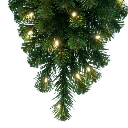 36" Warm White Dense Forest Pine Teardrop — view 4