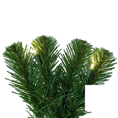 36" Warm White Dense Forest Pine Teardrop — view 5