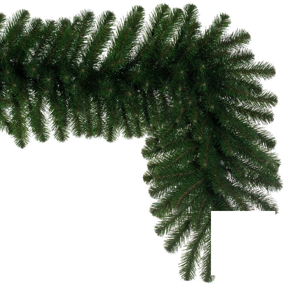 9' x 18" Unlit Dense Forest Pine Garland — view 4