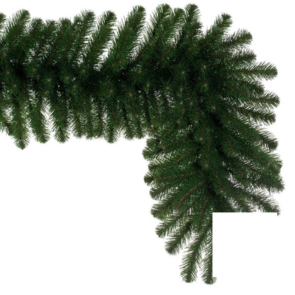 9' x 18" Unlit Dense Forest Pine Garland — view 4
