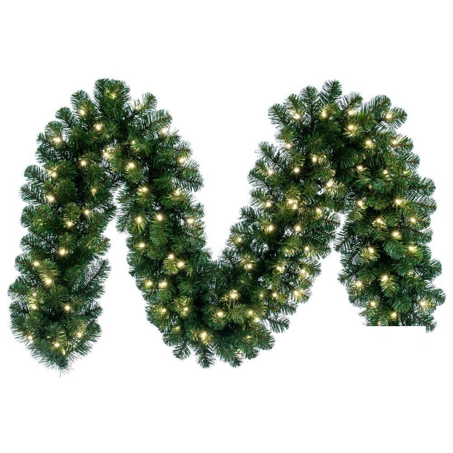 50' x 14" Warm White Deluxe Sequoia Fir Garland 50'- 14"- Warm White
