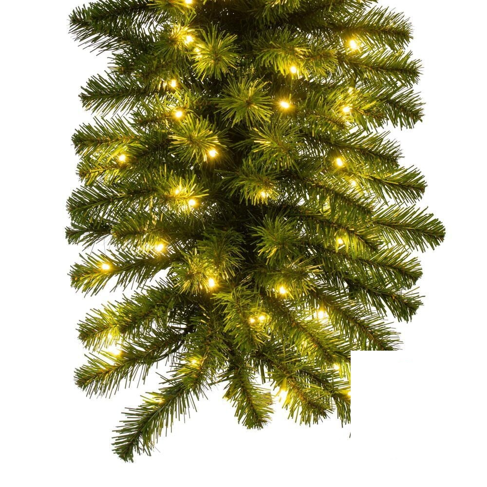 9' x 20" Warm White Dense Forest Pine Garland — view 2