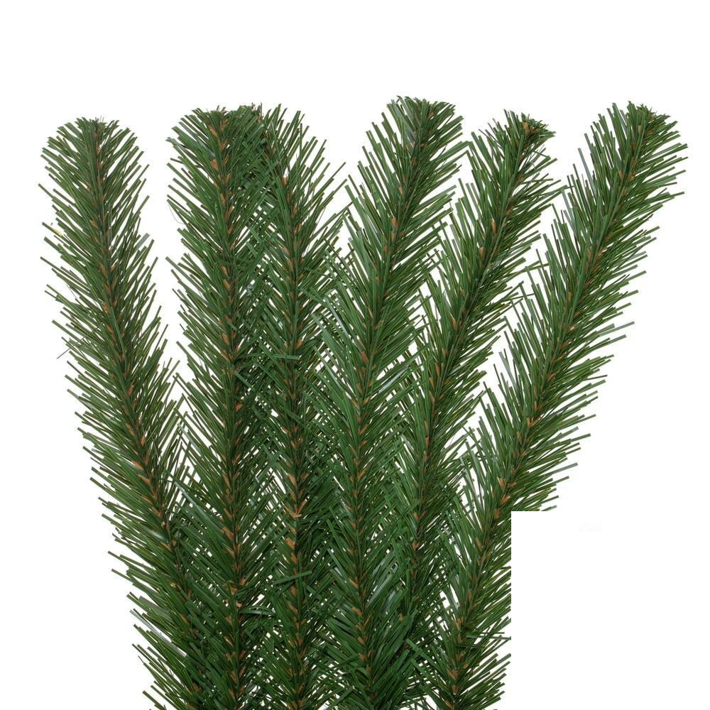 9' x 24" Unlit Dense Forest Pine Garland — view 2