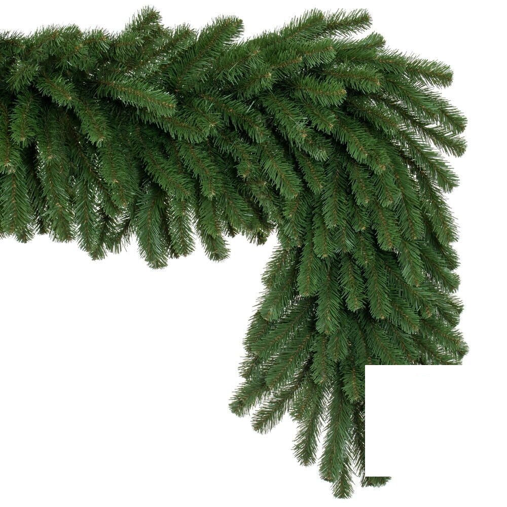 9' x 24" Unlit Dense Forest Pine Garland — view 4