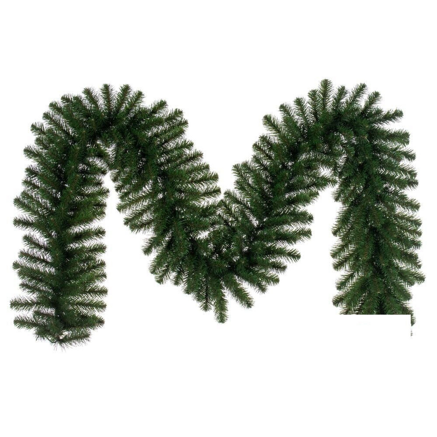 9' x 14" Unlit Dense Forest Pine Garland 9'- 14"- Unlit
