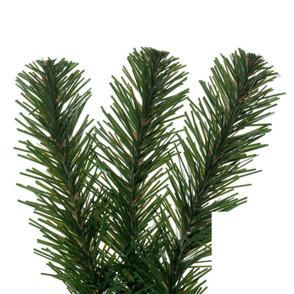 9' x 14" Unlit Dense Forest Pine Garland — view 2