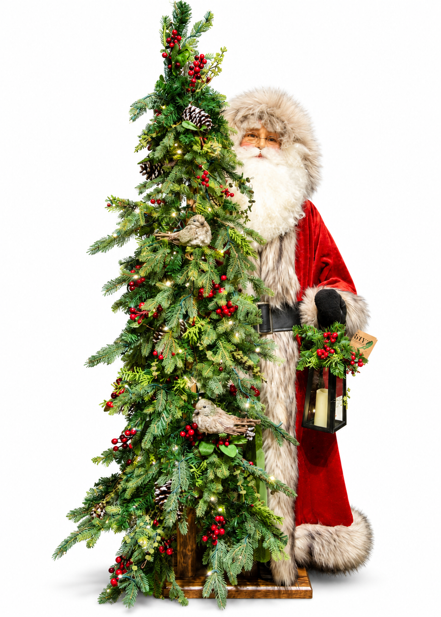 Ditz Santa Father Christmas Tuscan X Christmas, 57"