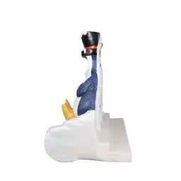 Penguins on Ice Photo Op Resin Display