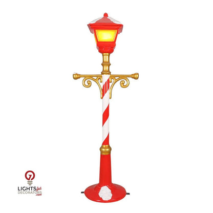 78 Inch Christmas Lamp Post Resin Display — view 5