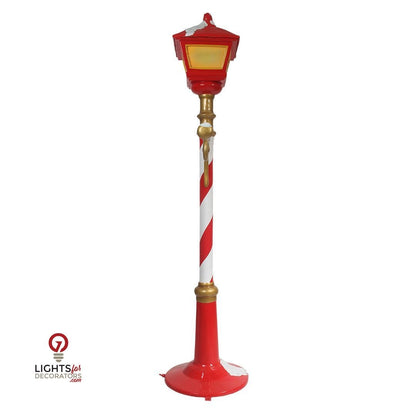 78 Inch Christmas Lamp Post Resin Display — view 8
