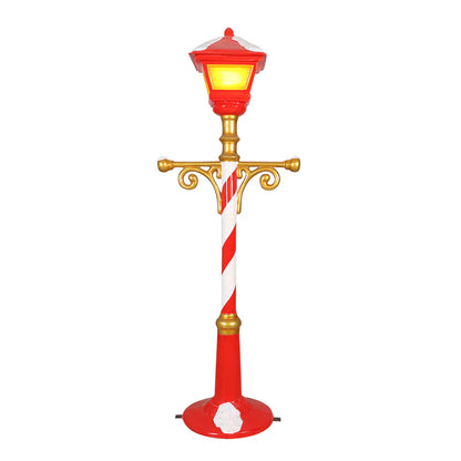 78 Inch Christmas Lamp Post Resin Display — view 1