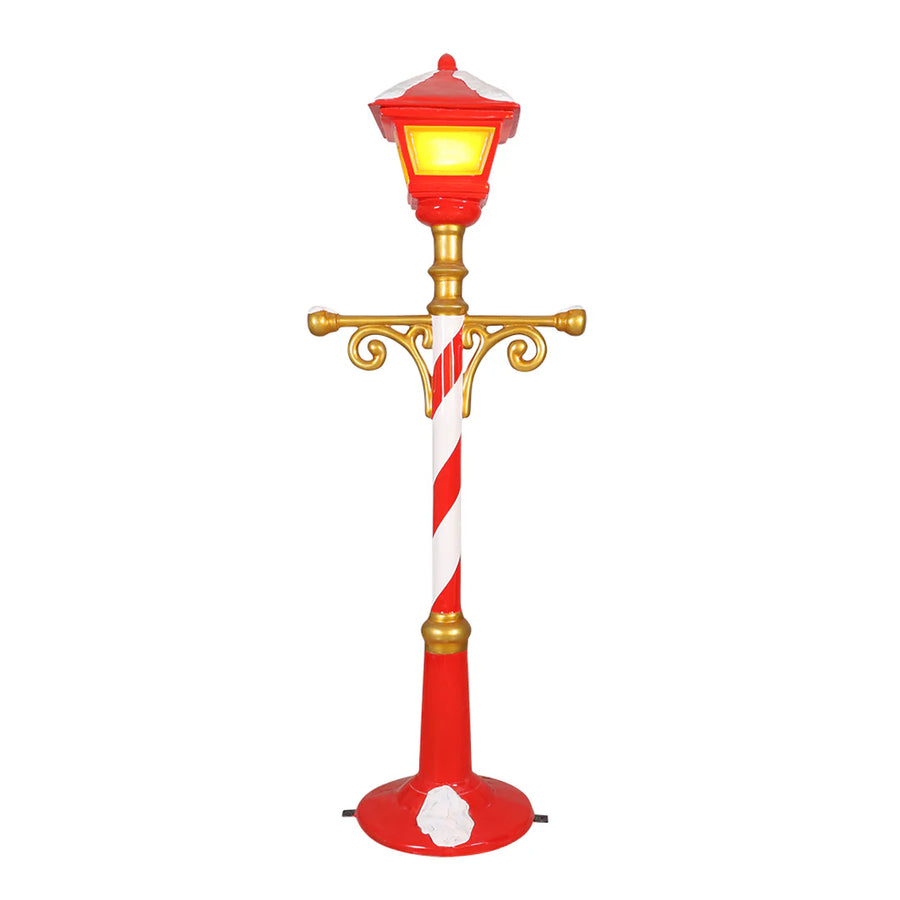 78 Inch Christmas Lamp Post Resin Display