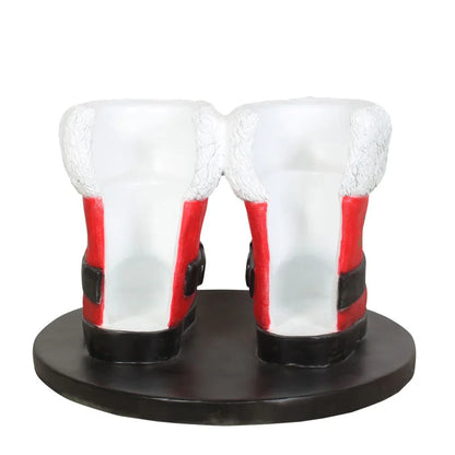 Santa Boots Photo Op Resin Display — view 3