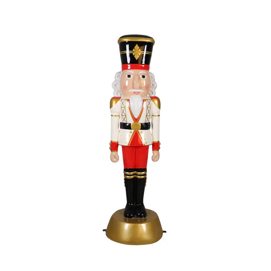 Freestanding Elegant Nutcracker Resin Display