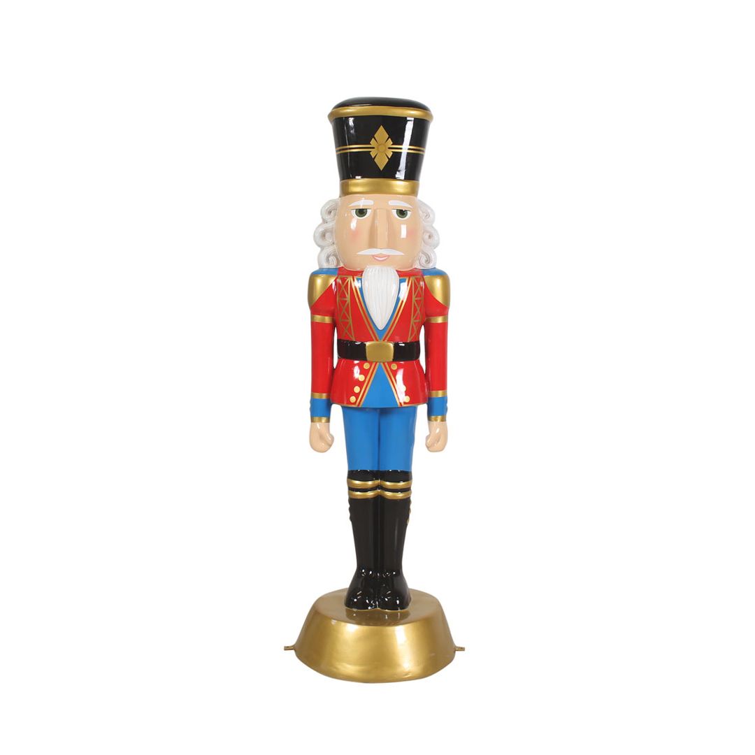 Freestanding Elegant Nutcracker Resin Display