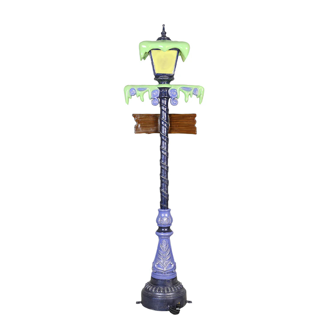 7 Foot Slim Witch Lamp Post Resin Display — view 3