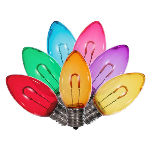Smooth C9 Filament Bulbs - Arched and Straight