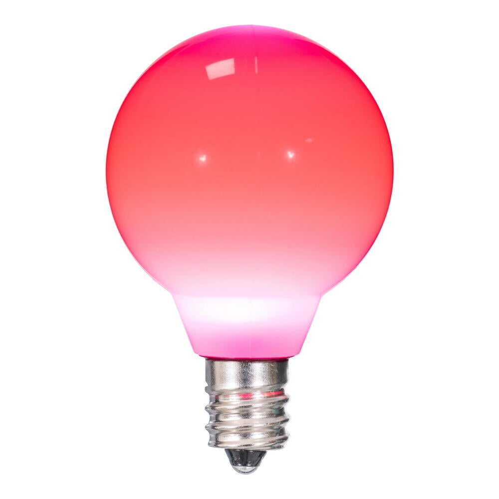 Red LED G40 - Ceramic Smooth Bulb - Steady Red — view 1