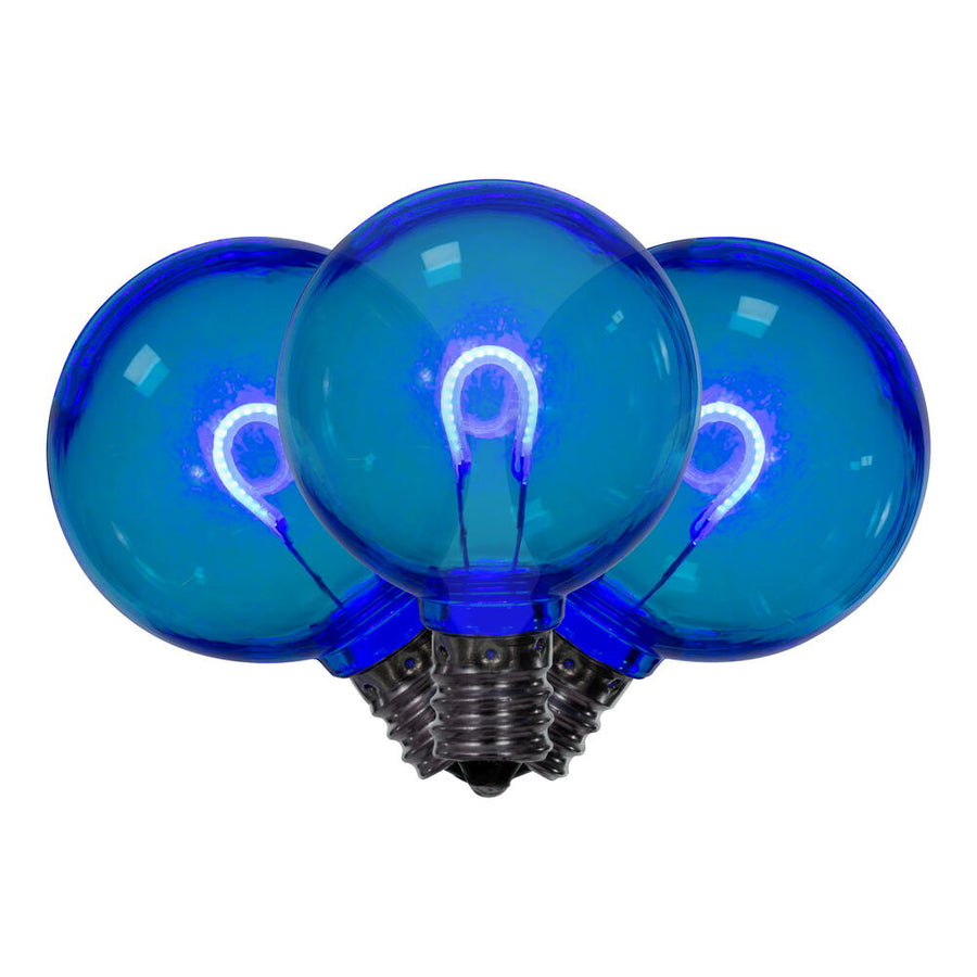 Blue LED G40 - Arched Filament Bulb - Steady Blue