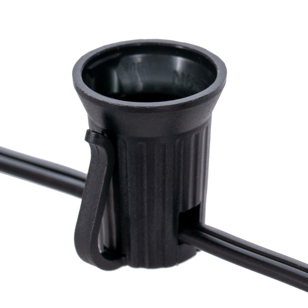 C9 Sockets Black; E17 base (100 Pack) Black — view 1