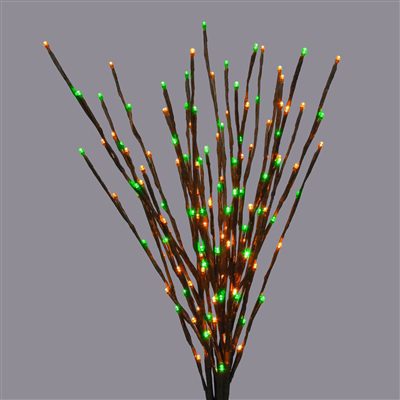 36" Light Burst - Green & Orange