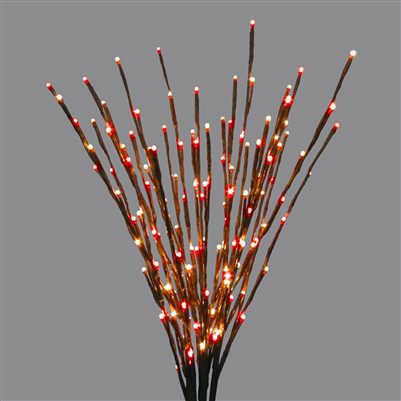 36" Light Burst - Red & Warm White