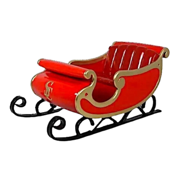 40 Inch Red Santa’s Sleigh Resin Display