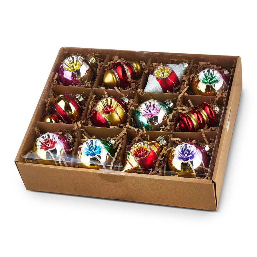 2" Box of Vintage Ornaments – Box of 12
