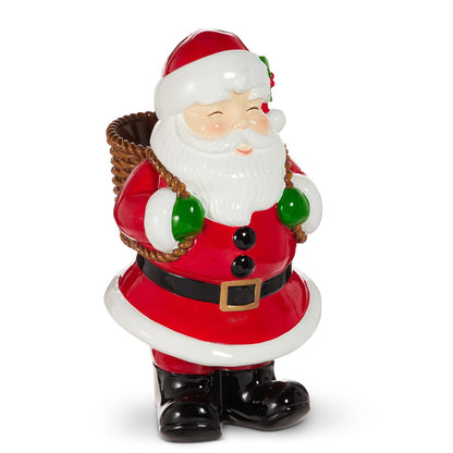 20" Santa with Basket — view 1
