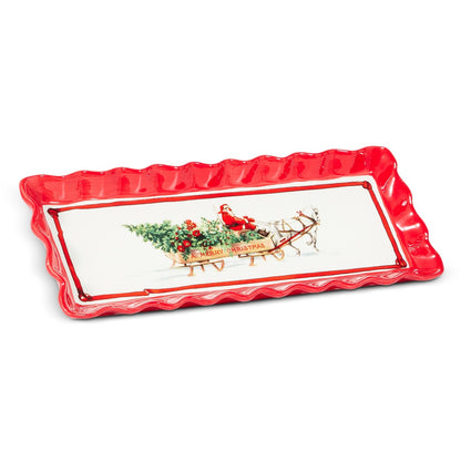 15" Santa Plate