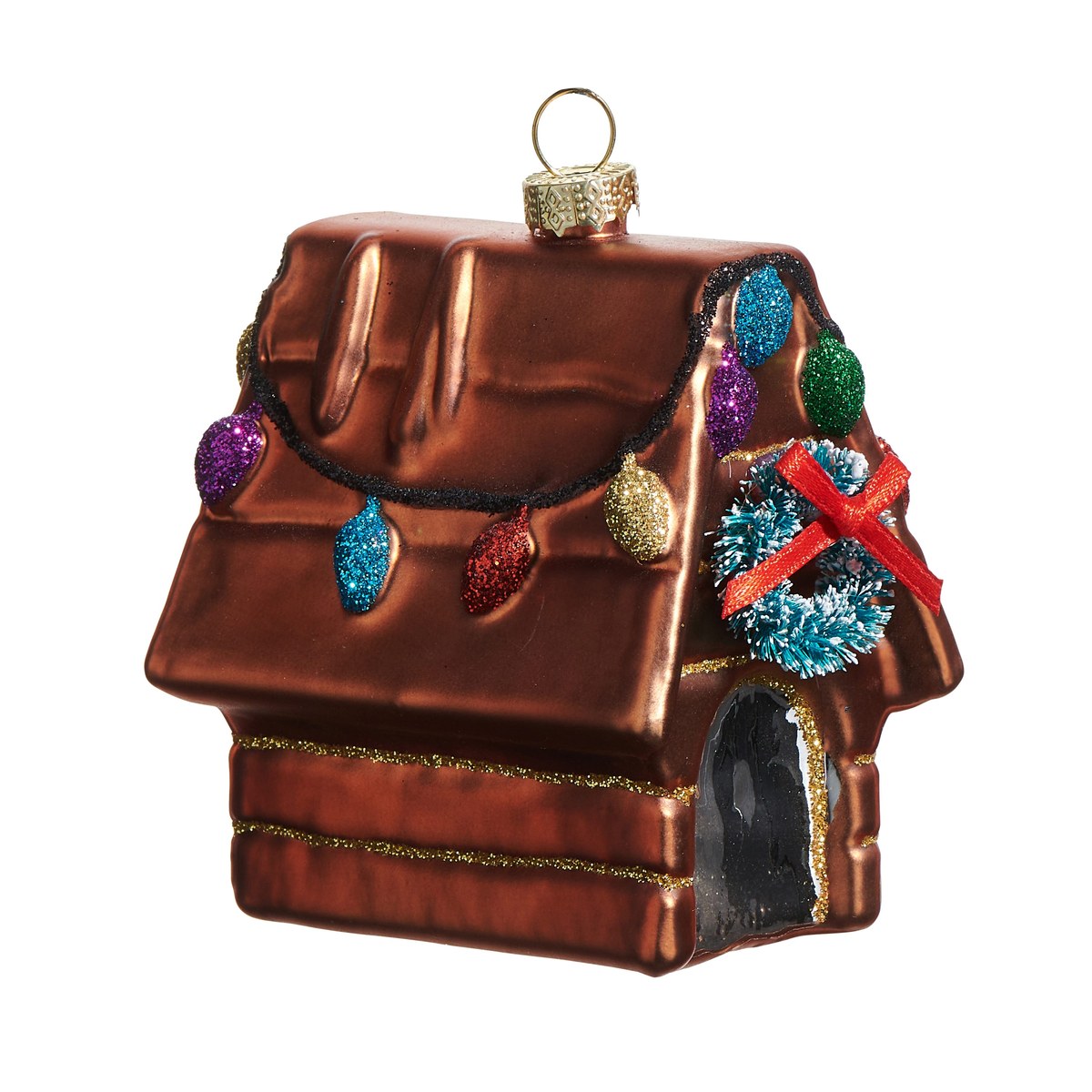 3.25" Festive Doghouse Ornament