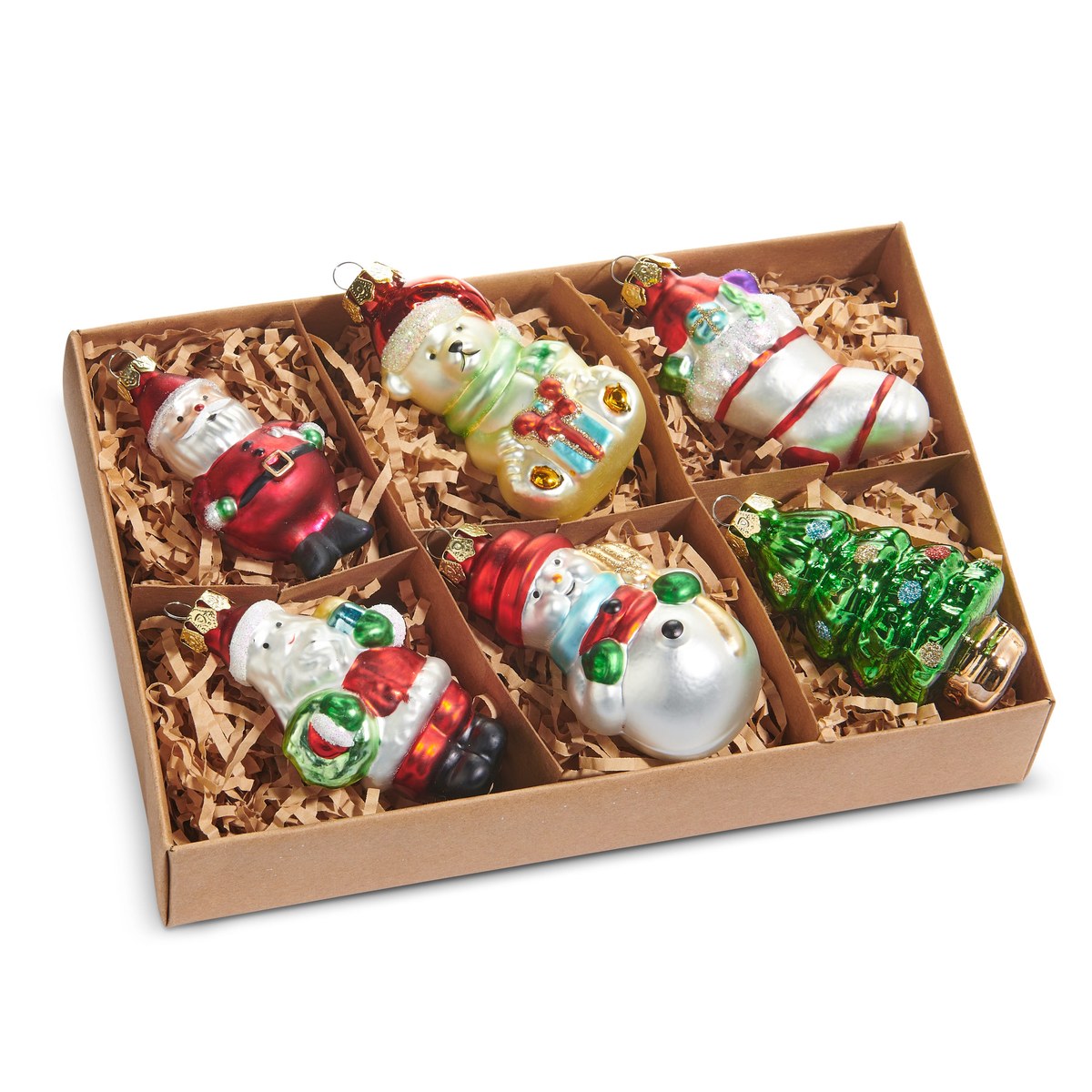 3.25" Box of Vintage Icon Ornaments – Box of 6