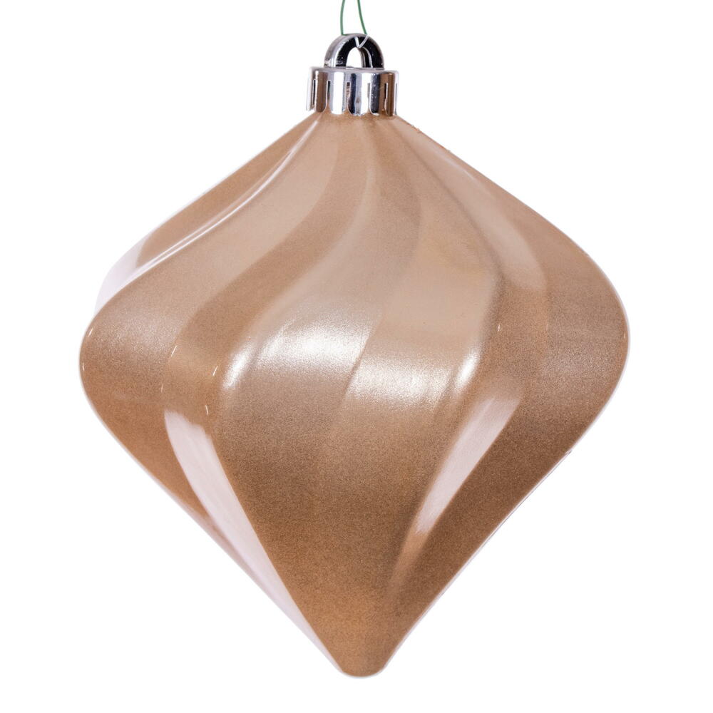 6" Candy Swirl Diamond Ornament UV (Bag of 3)