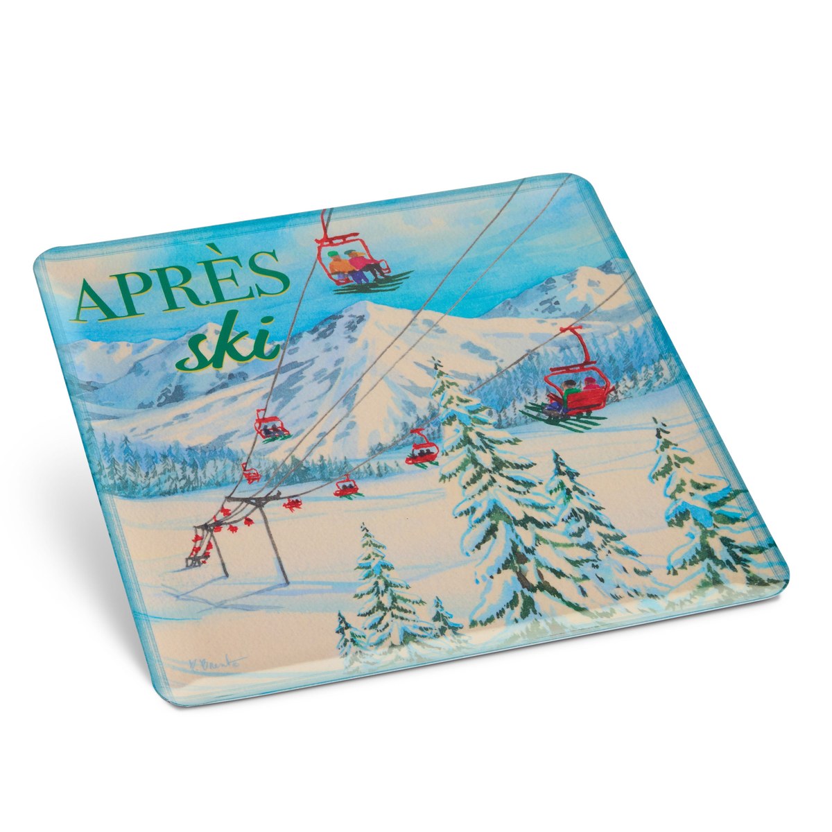 12" At The Slopes Tray
