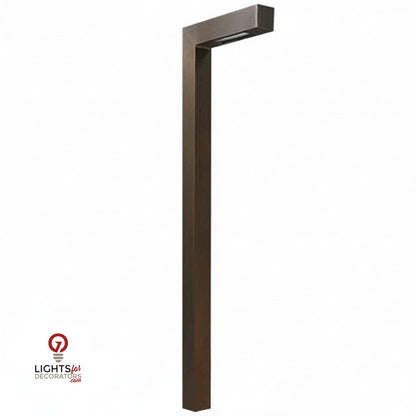 Enclave L-Shaped Brass Drop-In Path Light — view 2
