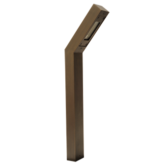 ARCHER Arc-Post Brass Pathlight Drop in bulb - 19" tall - Powdercoated