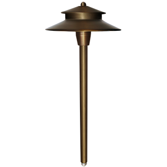 Andros (8.5") Brass Drop-In Path Light (Hat Only)