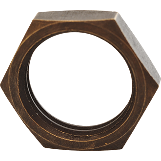 Solid Brass 1/2" Locknut
