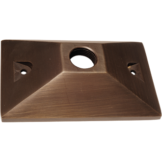 Brass Electrical Mounting Plate (Rectangular)