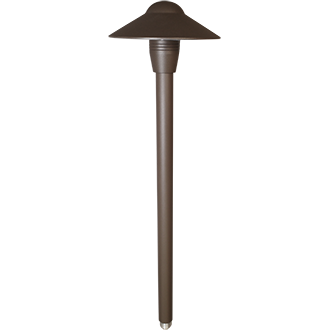 ANTIGUA Aluminum 6" Dome Top Pathlight
