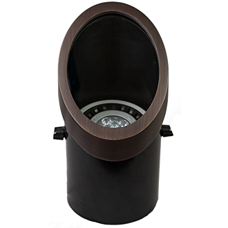 Flat / Angled Aluminum Cover for Olson Well Light