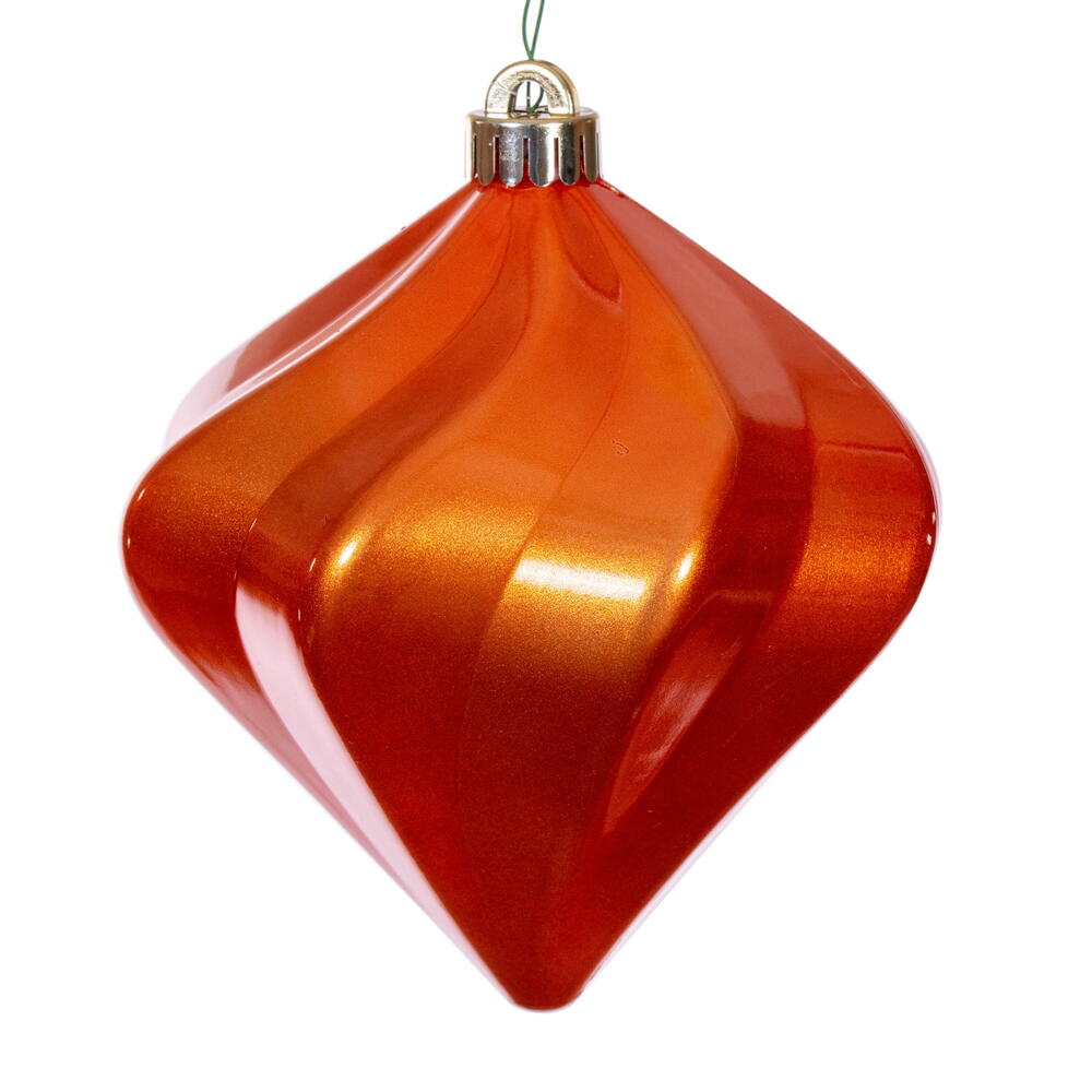6" Candy Swirl Diamond Ornament UV (Bag of 3)