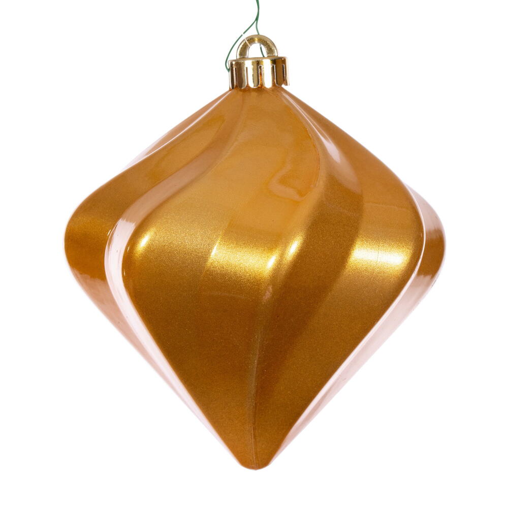 6" Candy Swirl Diamond Ornament UV (Bag of 3)