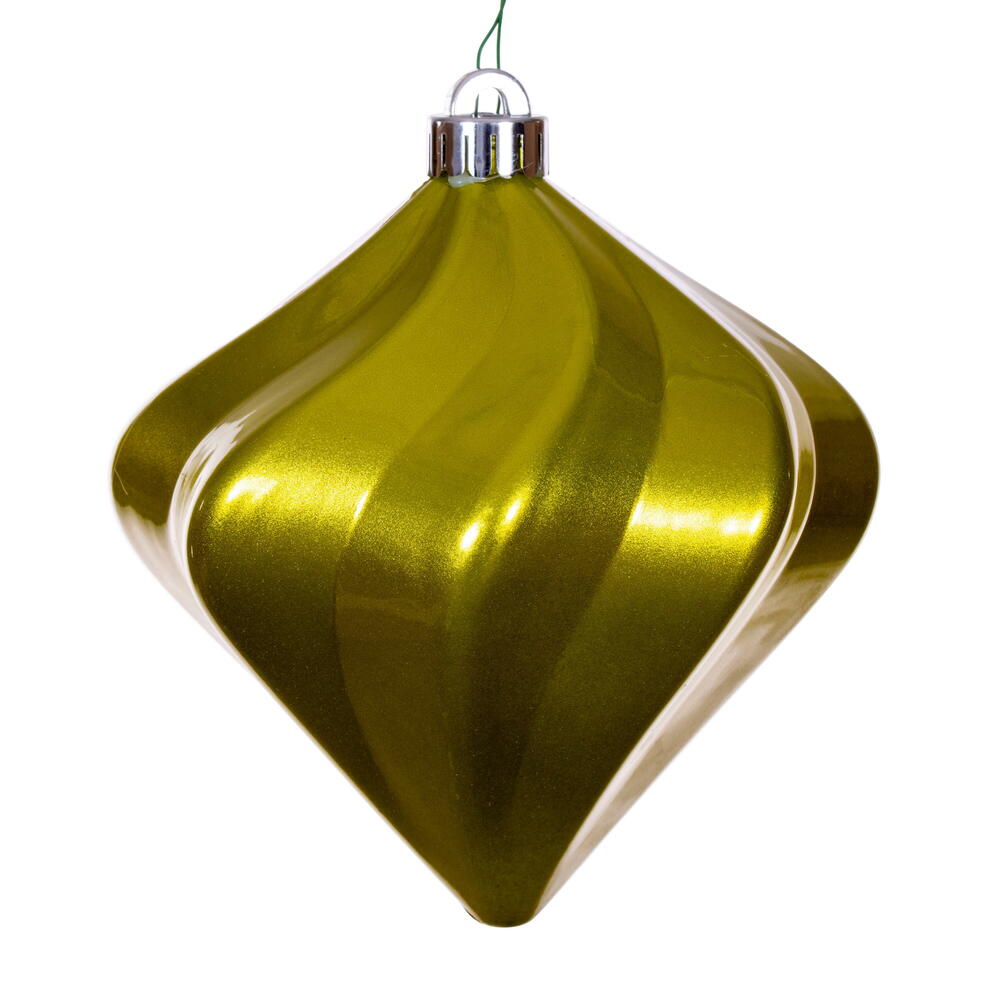 6" Candy Swirl Diamond Ornament UV (Bag of 3)