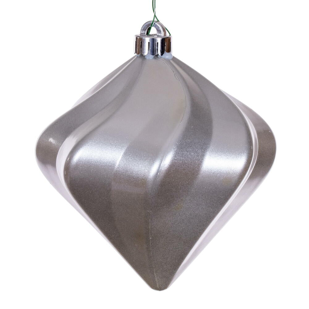 6" Candy Swirl Diamond Ornament UV (Bag of 3)