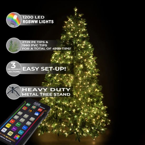 RGBWW Dynamic Noble Fir Christmas Tree